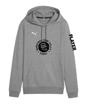 PUMA teamGOAL Casuals Hoody Damen Grau F33