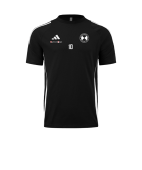 adidas Tiro 24 T-Shirt Schwarz Weiss