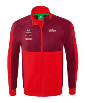 Erima Six Wings Trainingsjacke Kids Rot
