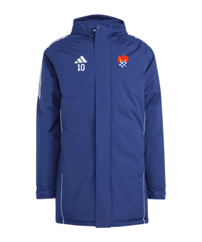 adidas Tiro 24 Kapuzenjacke Blau Weiss