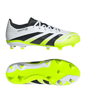 adidas Predator League FG/MG Radiant Blaze Kids Weiß - weiss