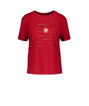 Merch Muser T-Shirt Women Red | #lines