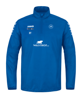 JAKO Team Rainzip Sweatshirt Kids Blau F400