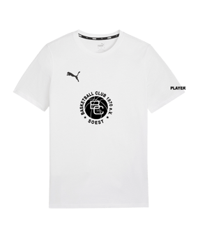 PUMA teamGOAL Casuals T-Shirt Weiss F04
