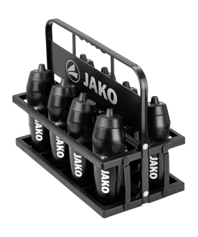 JAKO Flaschenhalter für 8 Flaschen Schwarz F800