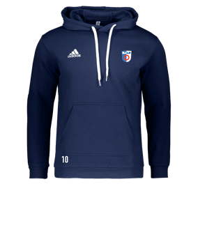 adidas Entrada 22 Hoody Blau