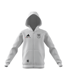 adidas Entrada 26 Kapuzenjacke Kids Weiß