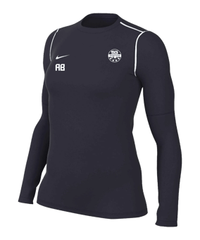Nike Park 20 Sweatshirt Damen Blau Weiss F451