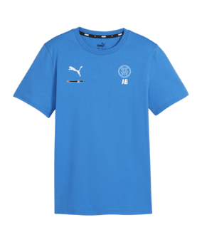 PUMA teamGOAL Casuals T-Shirt Kids Blau F02
