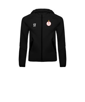 adidas Tiro Travel Hoody Kids Schwarz