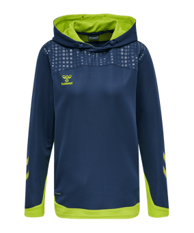 Hummel hmlLEAD Poly Hoody Damen Blau F7642 - blau