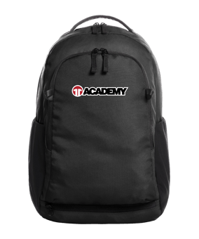 11ts Academy Backpack Lettering Schwarz - schwarz