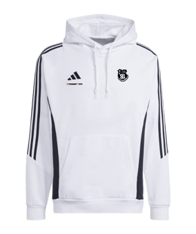 adidas Tiro 24 Hoody Weiss Schwarz