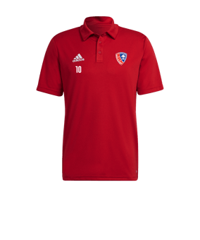 adidas Entrada 22 Poloshirt Rot