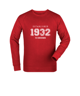 Merch Roller Sweatshirt Red | #established