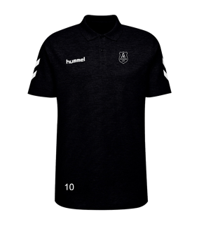 Hummel Cotton Poloshirt Kids Schwarz F2001