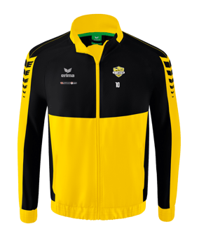 Erima Six Wings Präsentationsjacke Kids Gelb