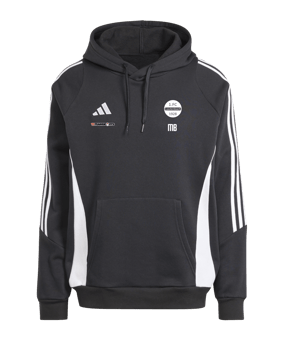 adidas Tiro 24 Hoody Schwarz Weiss