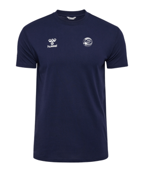 Hummel Go 2.0 Chevron T-Shirt Blau F7026