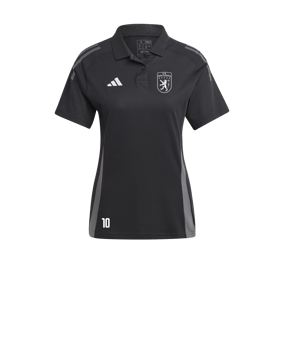 adidas Tiro 24 Competition Poloshirt Damen Schwarz Grau
