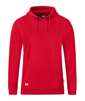 JAKO Organic Hoody Rot F100