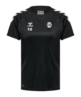 Hummel hmlCORE XK Poly T-Shirt Damen Schwarz F2001