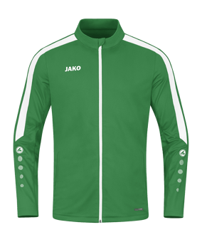 JAKO Power Polyesterjacke Damen Grün Weiss F200