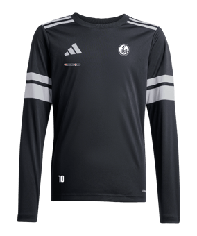 adidas Squadra 25 Trikot Langarm Kids Schwarz