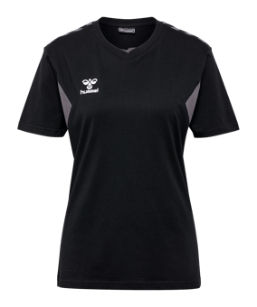 Hummel AUTHENTIC CO T-Shirt Damen Schwarz F2001 - schwarz