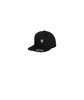 Merch 5 Panel Classic Snapback Cap Black Black
