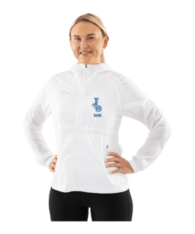 JAKO Flow Lightweight Jacke Damen Weiß F0