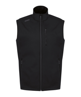 JAKO Premium Softshellweste Schwarz F800 - schwarz