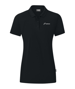 JAKO Organic Polo Shirt Damen Schwarz F800