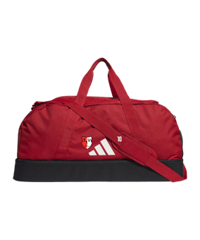 adidas Tiro League Duffel Bag Gr. L Rot Weiss
