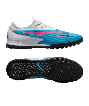 Nike React Phantom GX Pro TF Blast Blau Weiss Pink F446