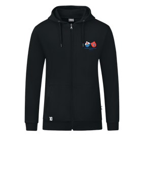 JAKO Organic Kapuzenjacke Damen Schwarz F800