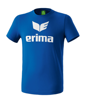 Erima Promo T-Shirt Blau Weiss - blau