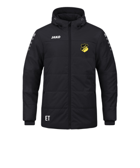 JAKO Team Coach Kapuzenjacke Schwarz F800