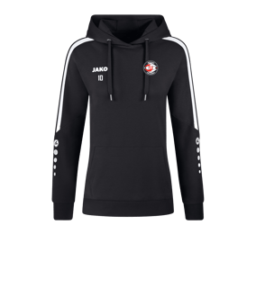 Sweat à capuche JAKO Power femmes noir blanc F800 