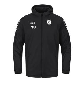 JAKO Team 2.0 Allwetterjacke Schwarz F800