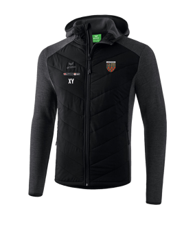 Erima Steppjacke Kids Schwarz