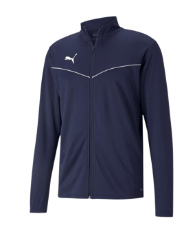 PUMA teamRISE Poly Trainingsjacke Blau Weiss F06 - blau