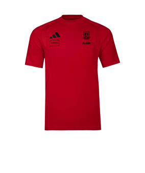 adidas Tiro Travel T-Shirt Rot