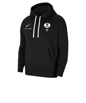 Nike Park 20 Fleece Hoody Schwarz Weiss F010