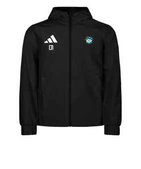 adidas Entrada 26 Regenjacke Schwarz