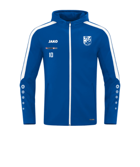 JAKO Power Kapuzenjacke Blau F400