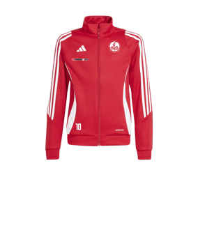 adidas Tiro 24 Trainingsjacke Kids Rot Weiss