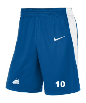 Nike Team Basketball Stock Short Blau Weiss F463