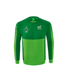 Erima Six Wings Sweatshirt Kids Grün