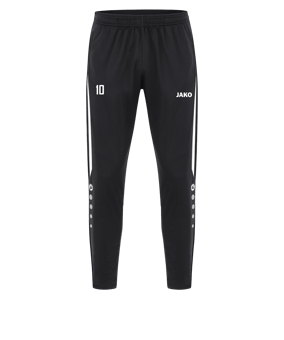 JAKO Power Polyesterhose Schwarz Weiss F802